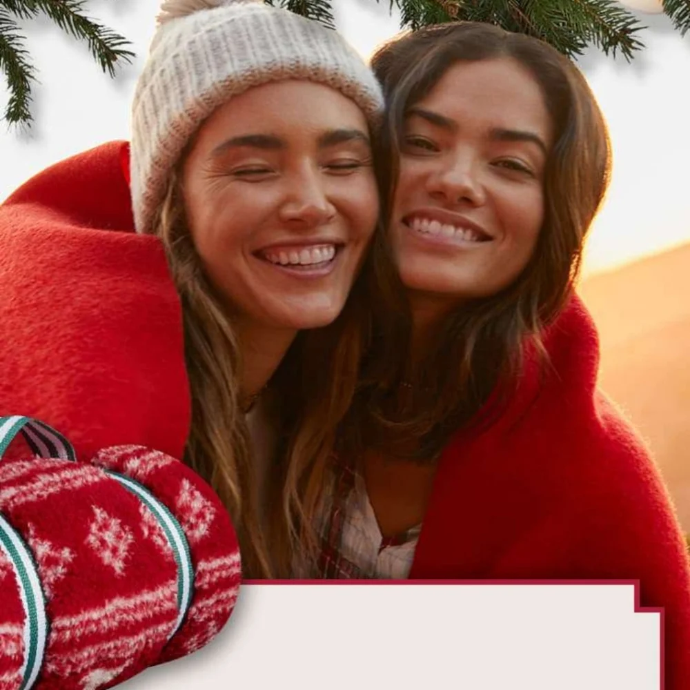 🎅 AMERICAN EAGLE Cozy Fair Isle Blanket 🎅